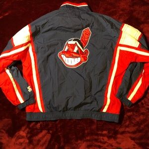 Vintage Starter Cleveland Indians Windbreaker